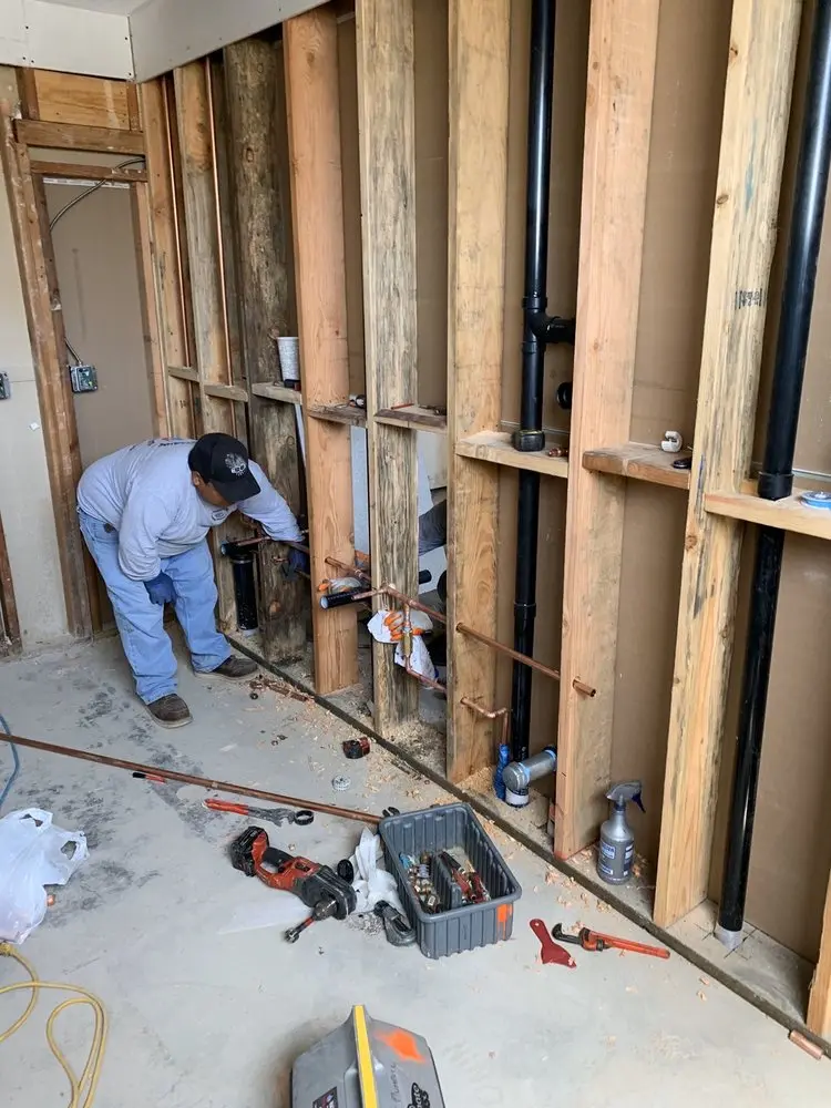 Commercial rough-in plumbing for Gas Line Repair in Downtown Kent